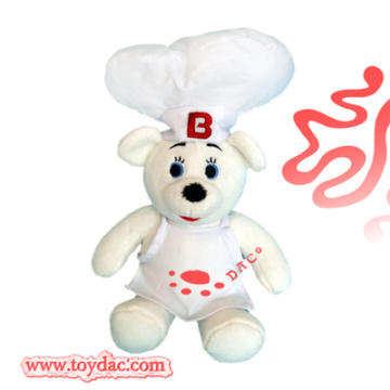 Peluche promocional de juguete Chef Bear